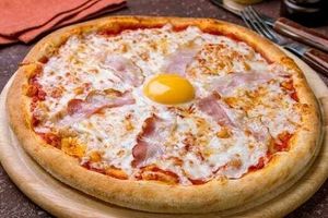 Пицца Карбонара — рецепт приготовления фото