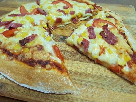 Рецепт: Пицца ассорти на дрожжевом тесте - Домашнее ассорти