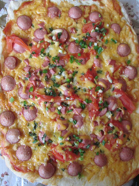 Пицца по домашнему - простой и вкусный рецепт - фото 6