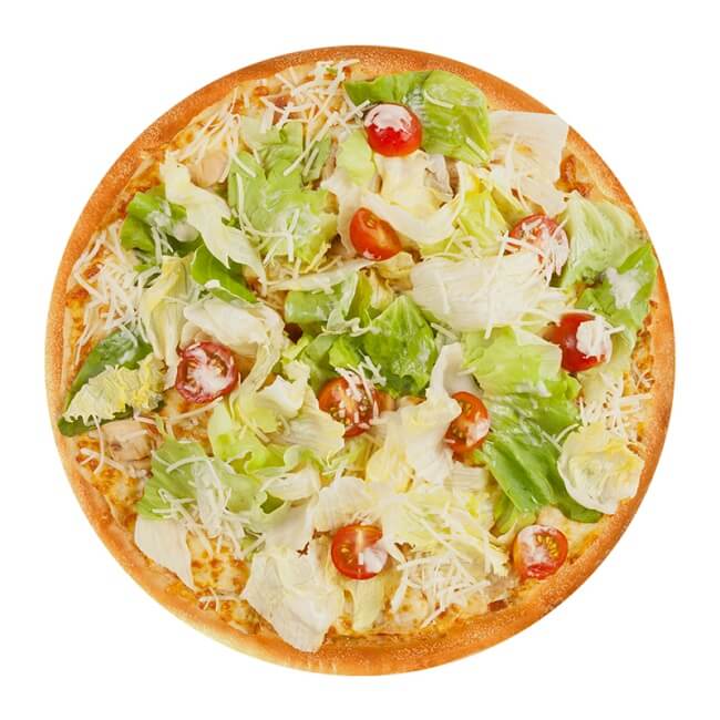 Пицца «Цезарь» - рецепт с курицей с пошаговыми фото | ne-dieta